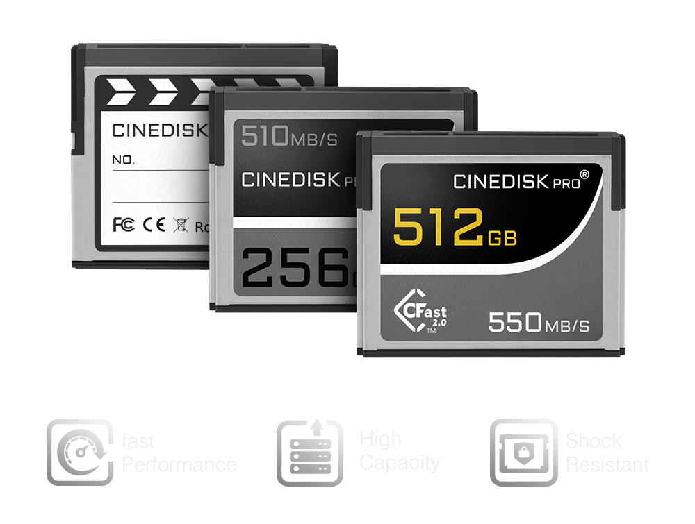 CINEDISKPRO® CFast 2.0 Memory Card | CINEDISK PRO